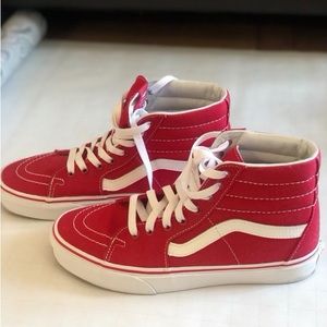 Vans sneakers, mens size 7. Worn once.